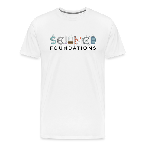 Science Foundations Men's Premium T-Shirt - white