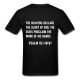 Awesome Science Media T-Shirt - Psalm 1:19 - black