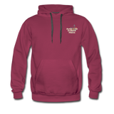 Awesome Science Media Hoodie - Star burst Psalm 19:1 - burgundy