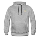 Awesome Science Media Hoodie - Star burst Psalm 19:1 - heather gray