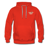 Awesome Science Media Hoodie - Star burst Psalm 19:1 - red