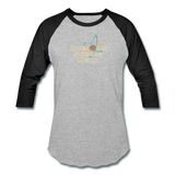 Awesome Science Media three quarter sleeve - heather gray/black