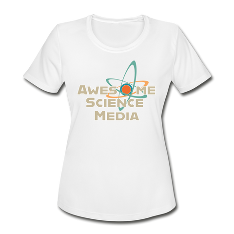 ASM Women's Moisture Wicking Performance T-Shirt - white