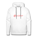 Merry and Bright Rocket Tree Hoodie - white