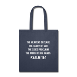 Awesome Science Media Tote Bag - navy