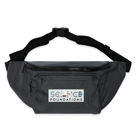 Science Foundations Large Crossbody Hip Bag - charcoal gray