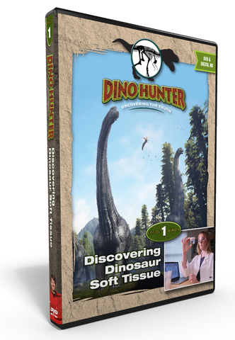 Dino Hunter "Discovering Soft Dinosaur Tissue" DVD Ep1