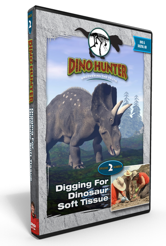 Dino Hunter "Digging for Soft Dinosaur Tissue" Ep2 DVD