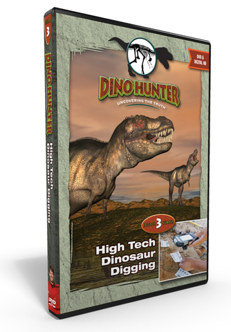 Dino Hunter "High Tech Dinosaur Digging" Ep3 DVD