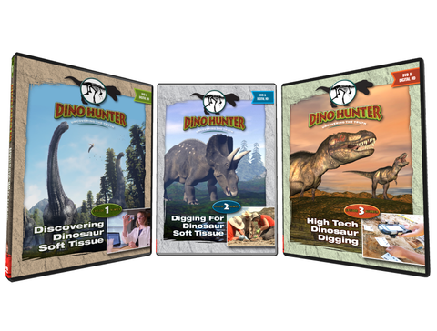 Dino Hunter DVD Set Episodes 1-3