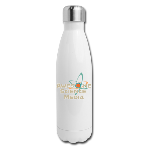 Awesome Science Media Insulated Bottle - white