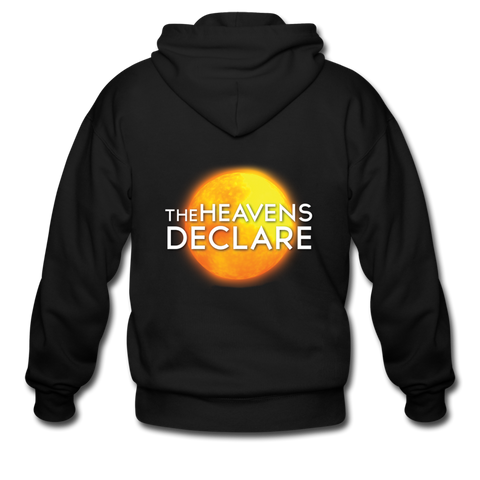 Heavens Declare Men's Zip Hoodie - black