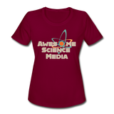 ASM Women's Moisture Wicking Performance T-Shirt - burgundy