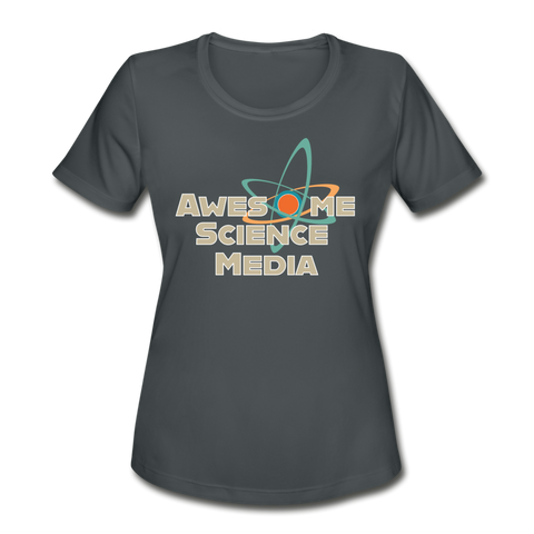 ASM Women's Moisture Wicking Performance T-Shirt - charcoal